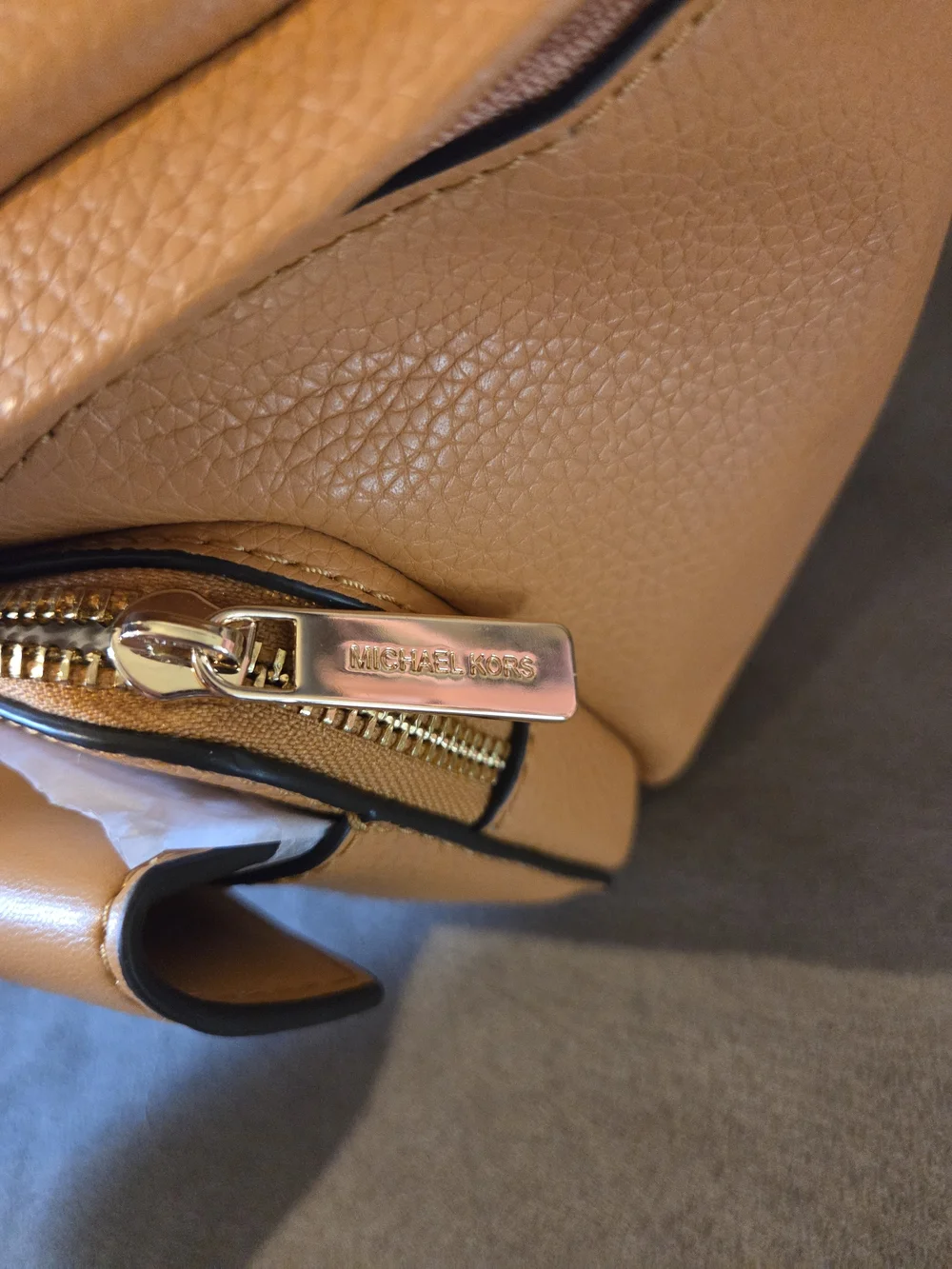 Michael Kors Women’s Tan Leather Belt Bag